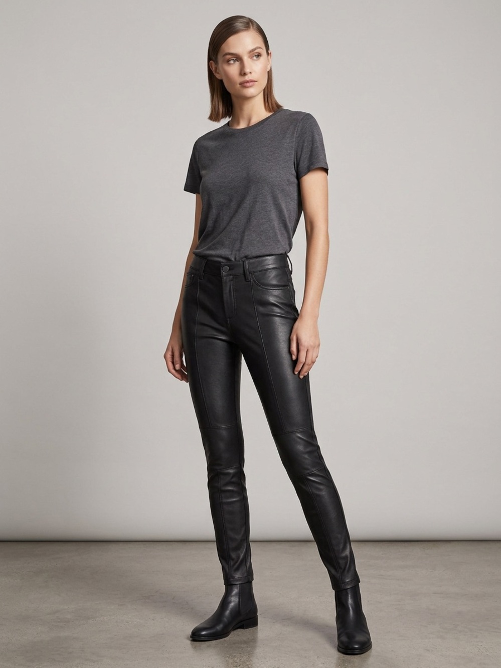 DL1961 Black Coated Skinny Jeans for Women, sz 27, Mid Rise, 5-Pocket, Denim